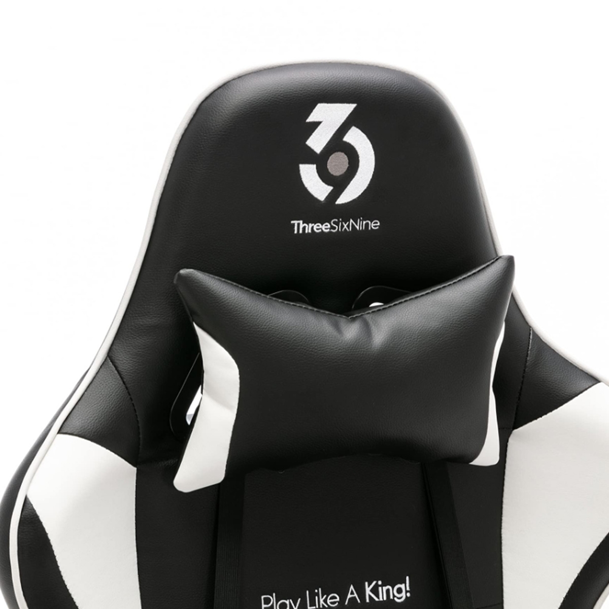 369 Black/White Adjustable K3 Gaming Chair