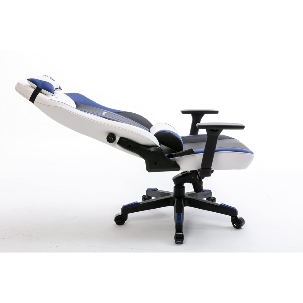 369 Blue/White Adjustable K4 Gaming Chair