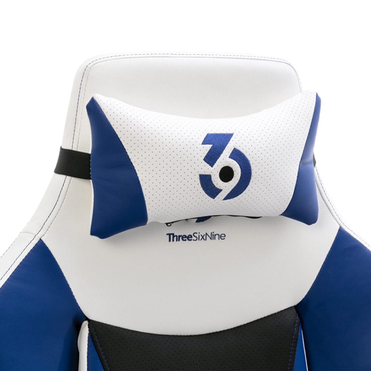 369 Blue/White Adjustable K4 Gaming Chair