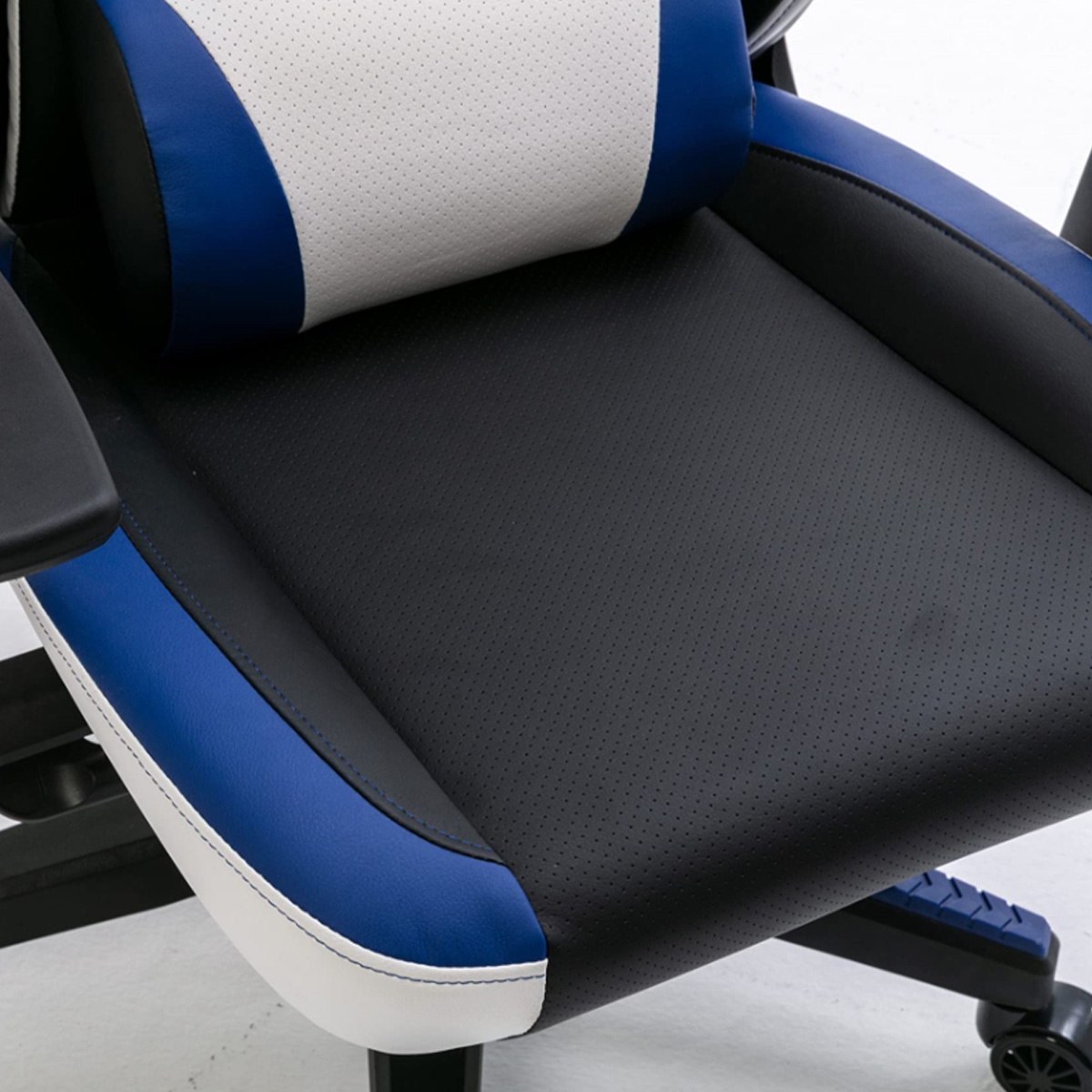 369 Blue/White Adjustable K4 Gaming Chair