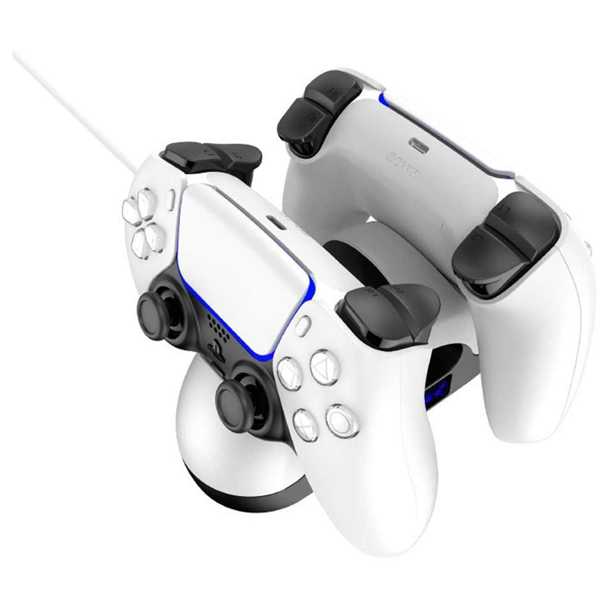 369 شاحن سريع مزدوج لوحدة تحكم بلايستيشن 5