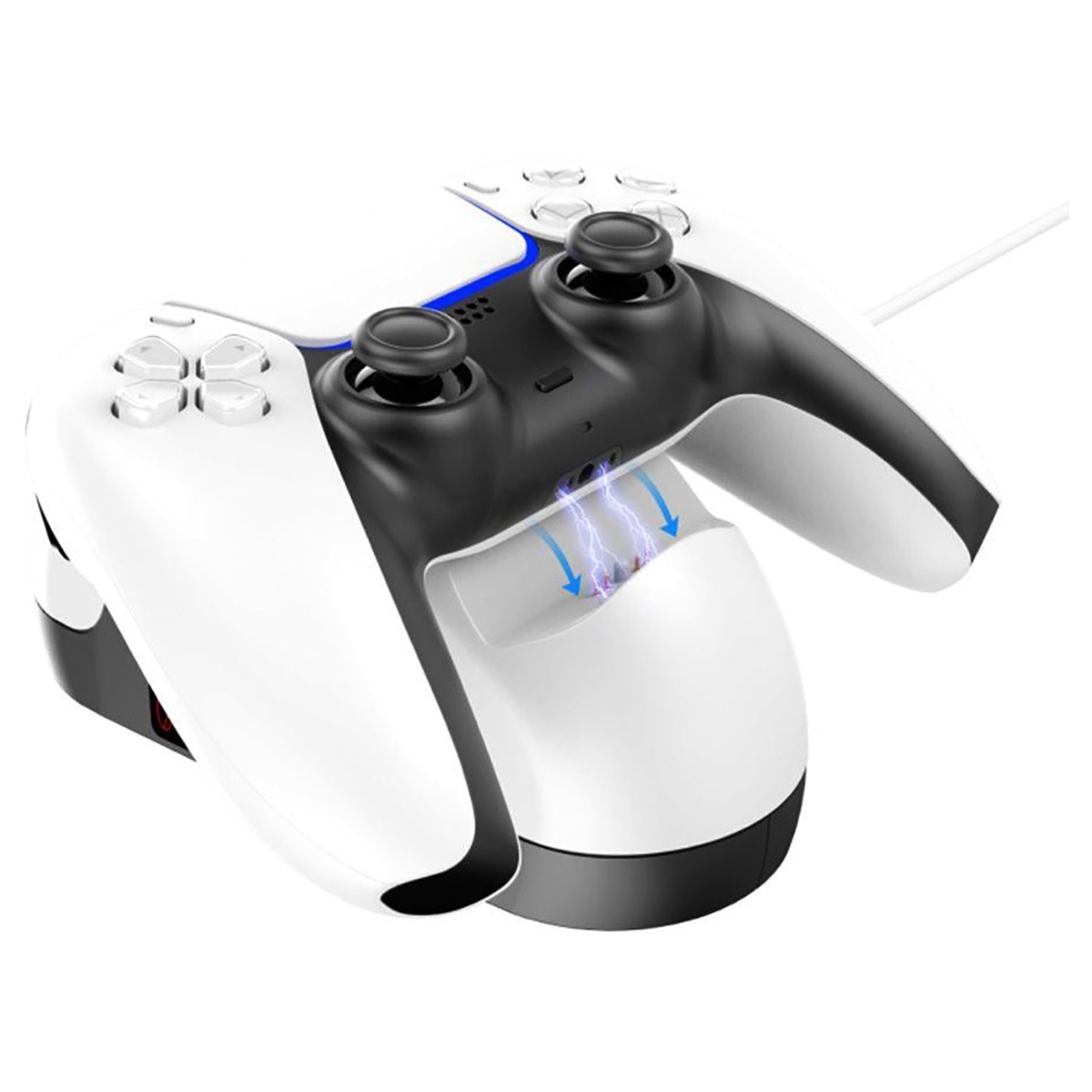 369 شاحن سريع مزدوج لوحدة تحكم بلايستيشن 5