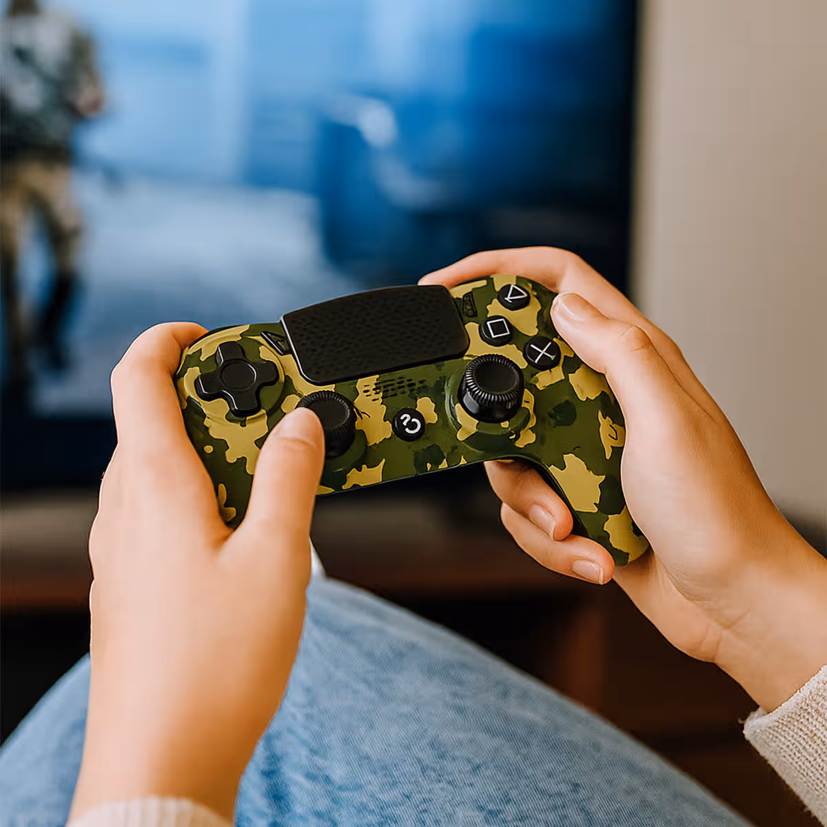 369 G4 Ghost Controller Camo Green for PlayStation 4