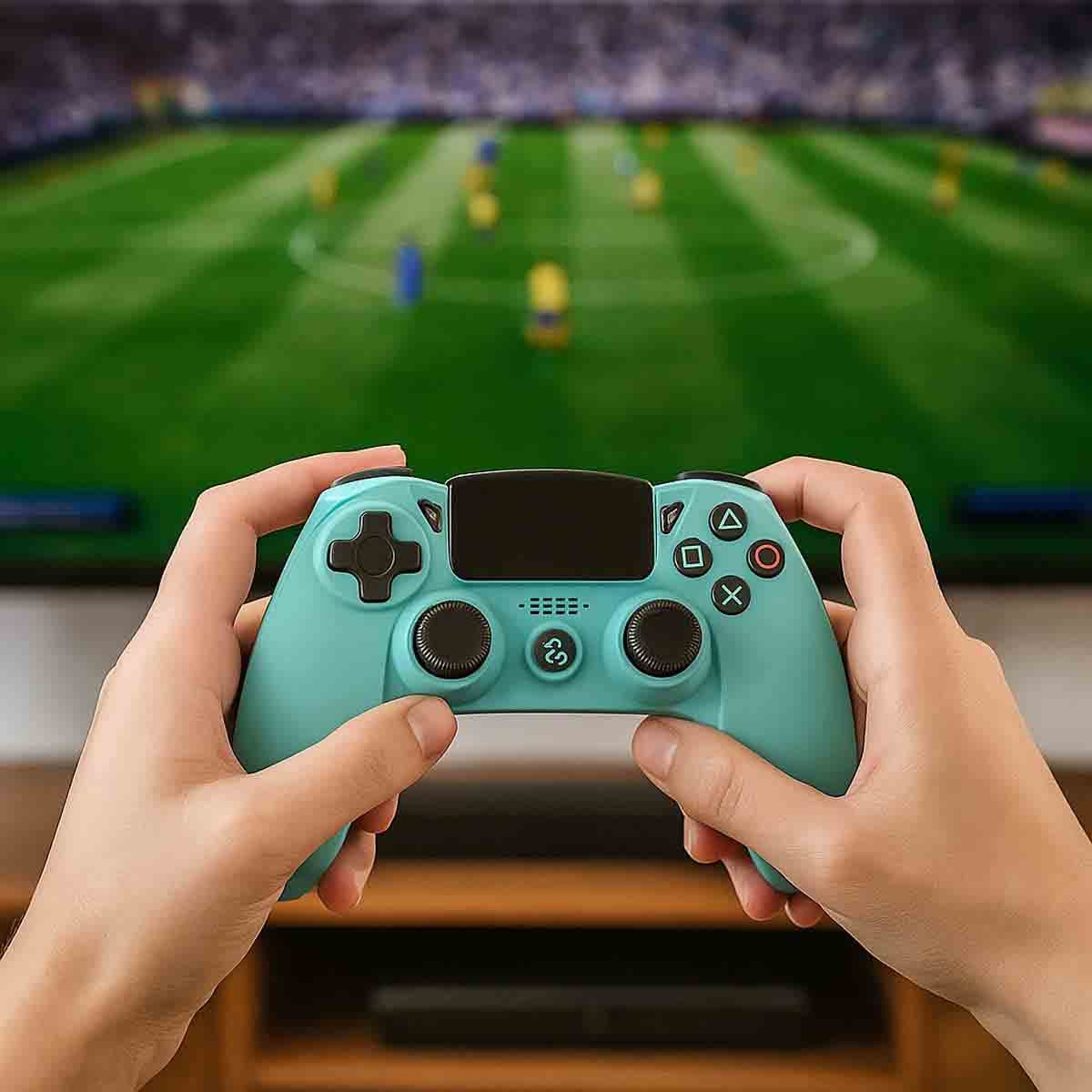 369 G4 Ghost Light Blue Wireless Controller for PlayStation 4