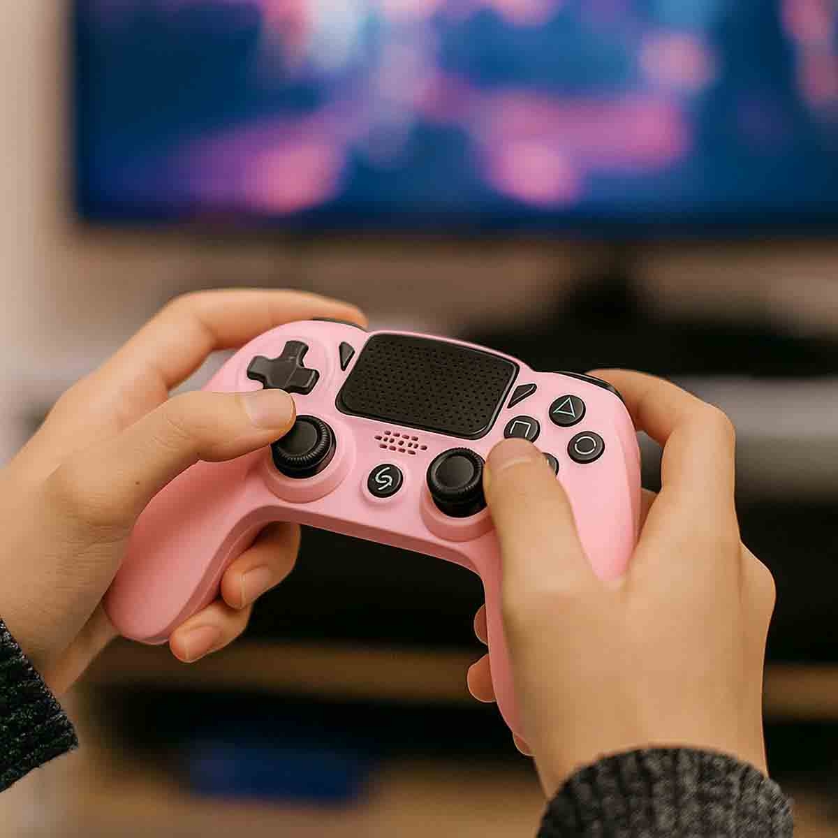 369 G4 Ghost Pink Wireless Controller for PlayStation 4