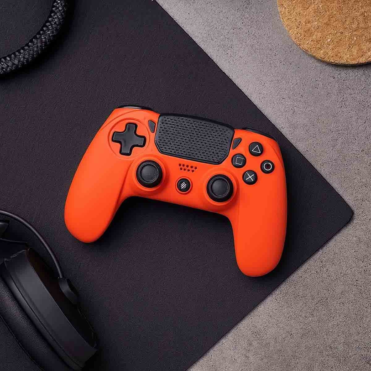 369 Ghost 4 Orange Wireless Controller for PlayStation 4