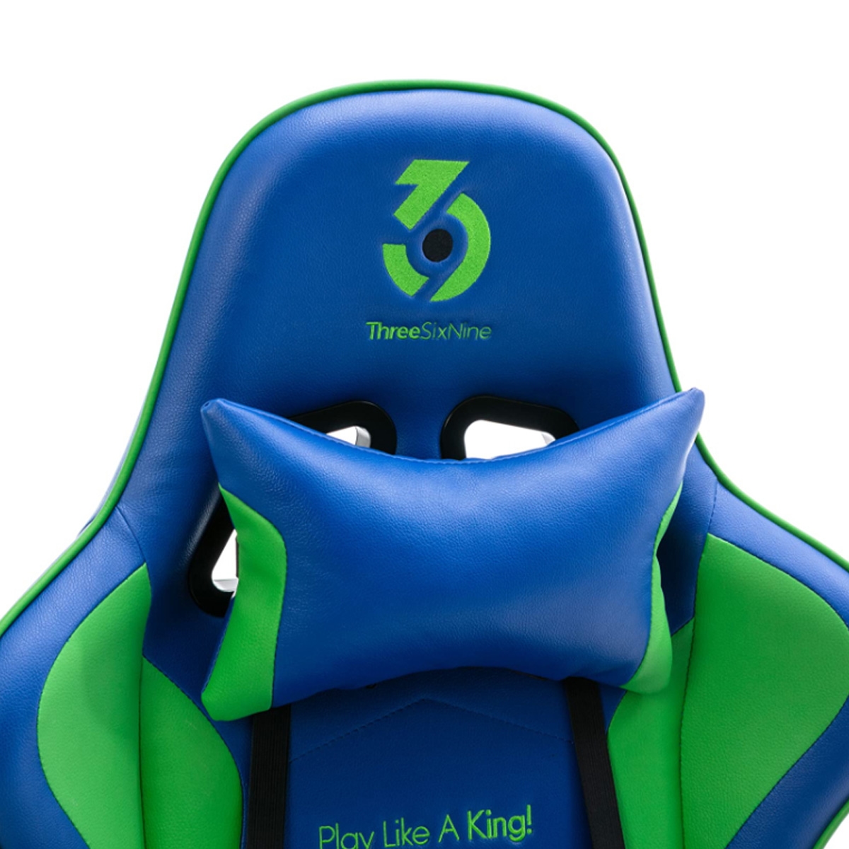 369 Green/Blue Adjustable K1 Gaming Chair