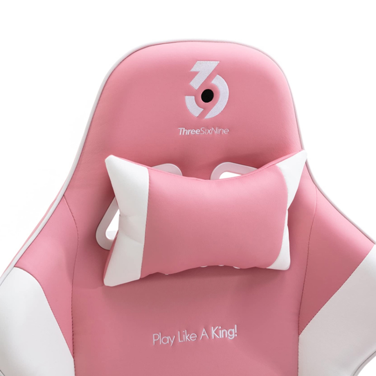 369 Pink/White Adjustable K2 Gaming Chair