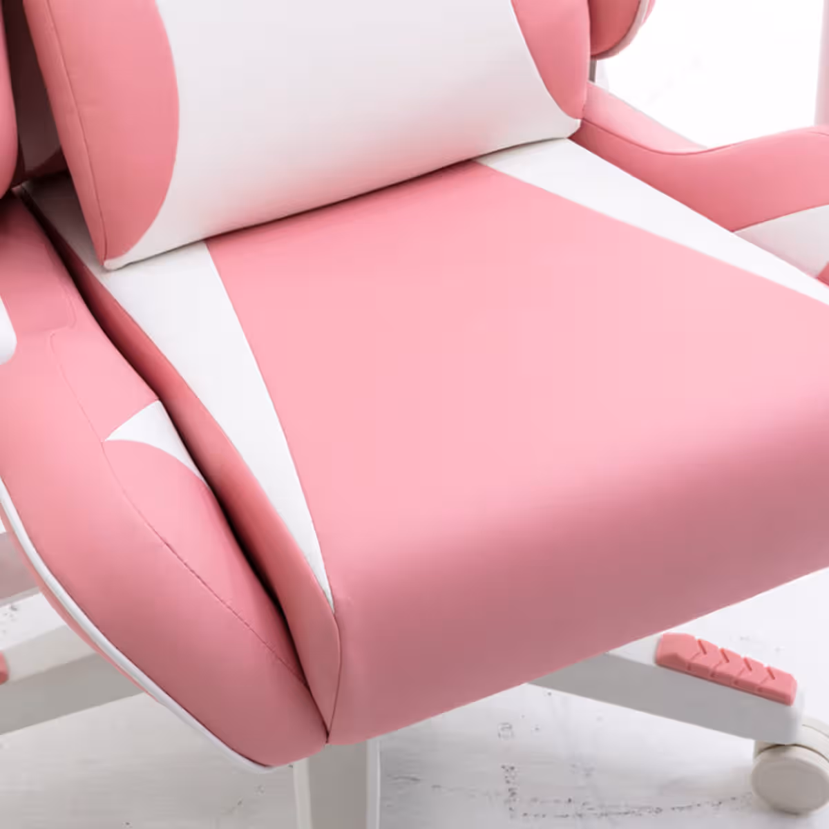 369 Pink/White Adjustable K2 Gaming Chair
