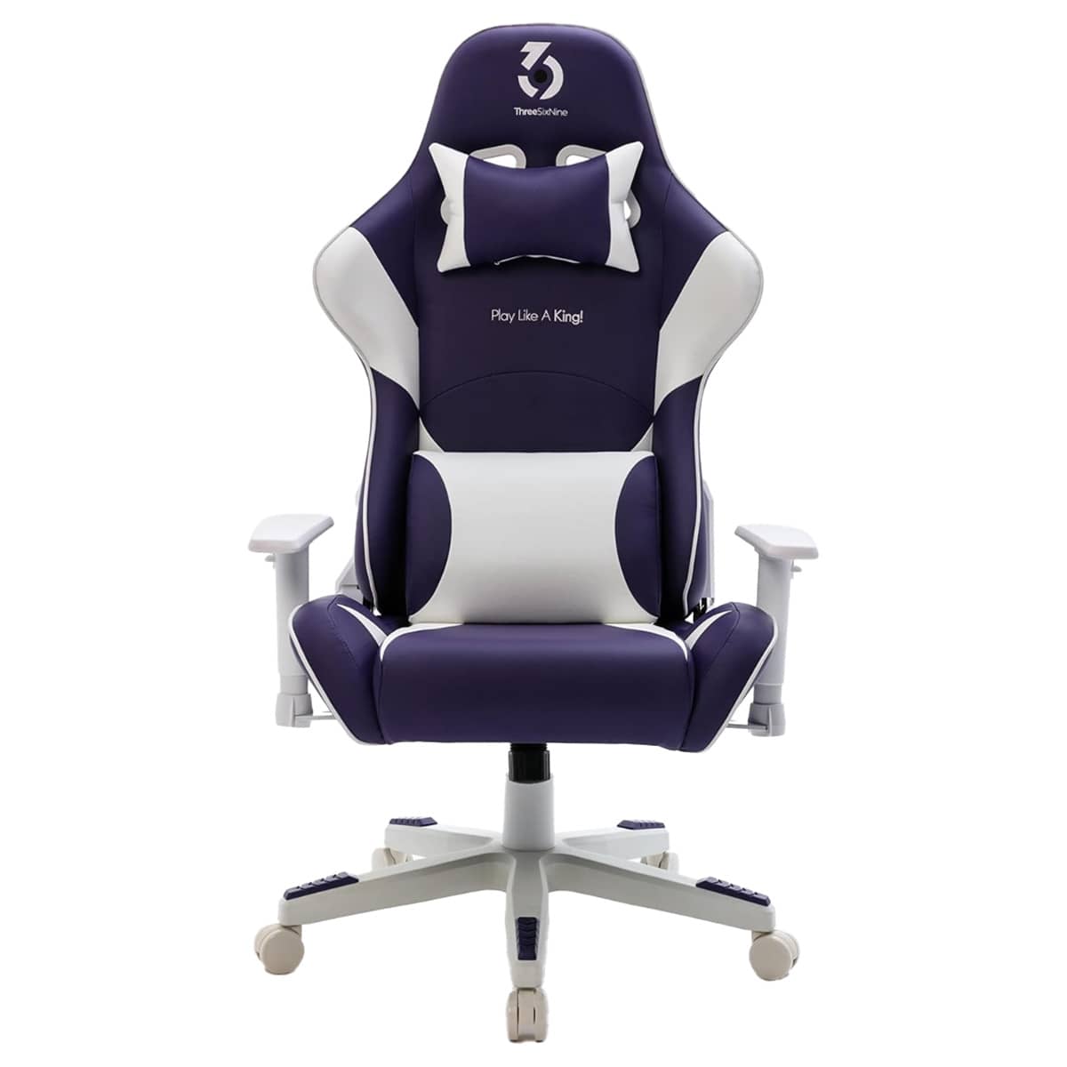 369 Purple/White Adjustable K2 Gaming Chair