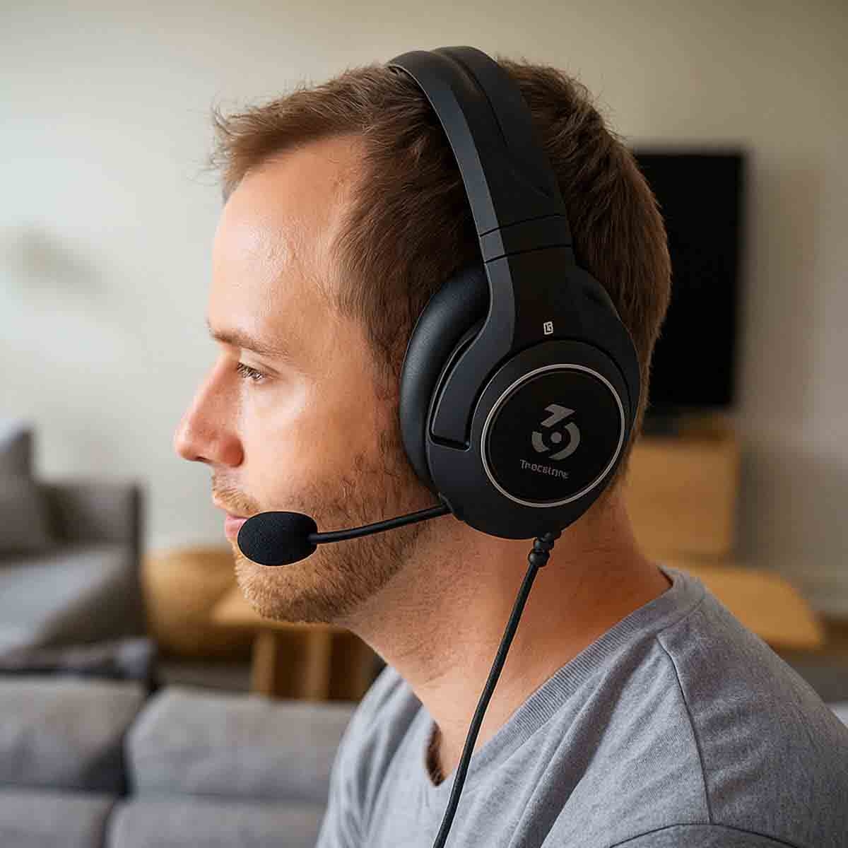 369 R9 سماعة رأس سلكية للألعاب فوق الأذن