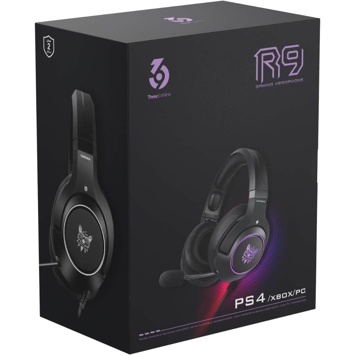 369 R9 Wired Gaming Headset with Mic