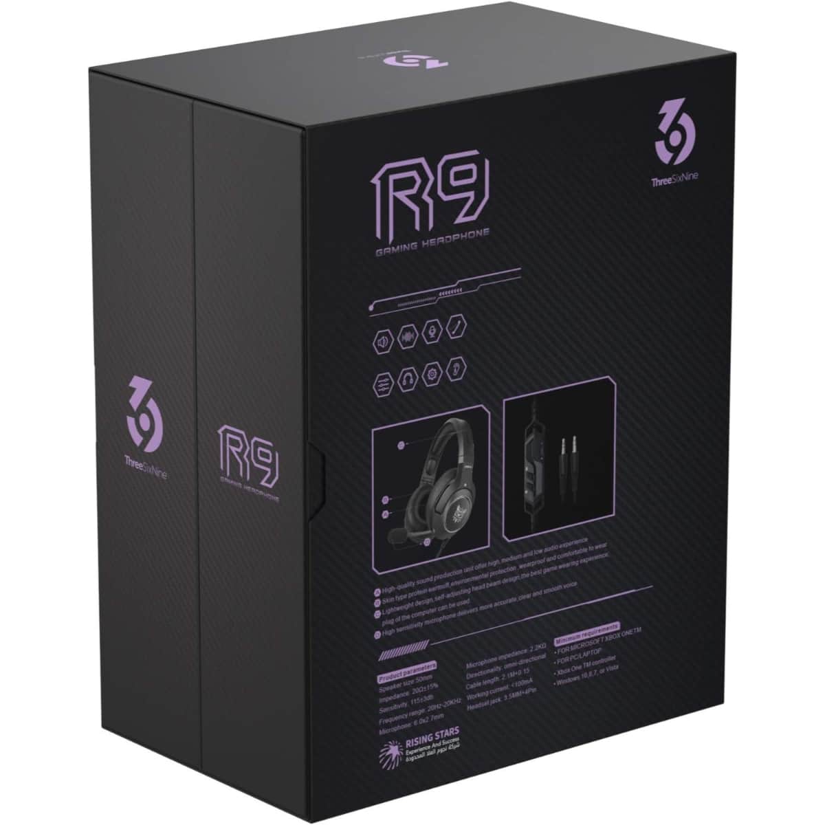 369 R9 Wired Gaming Headset with Mic