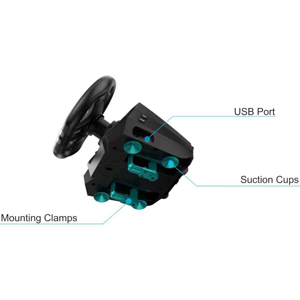 369 Torque Gaming Steering Wheel Controller & Switch