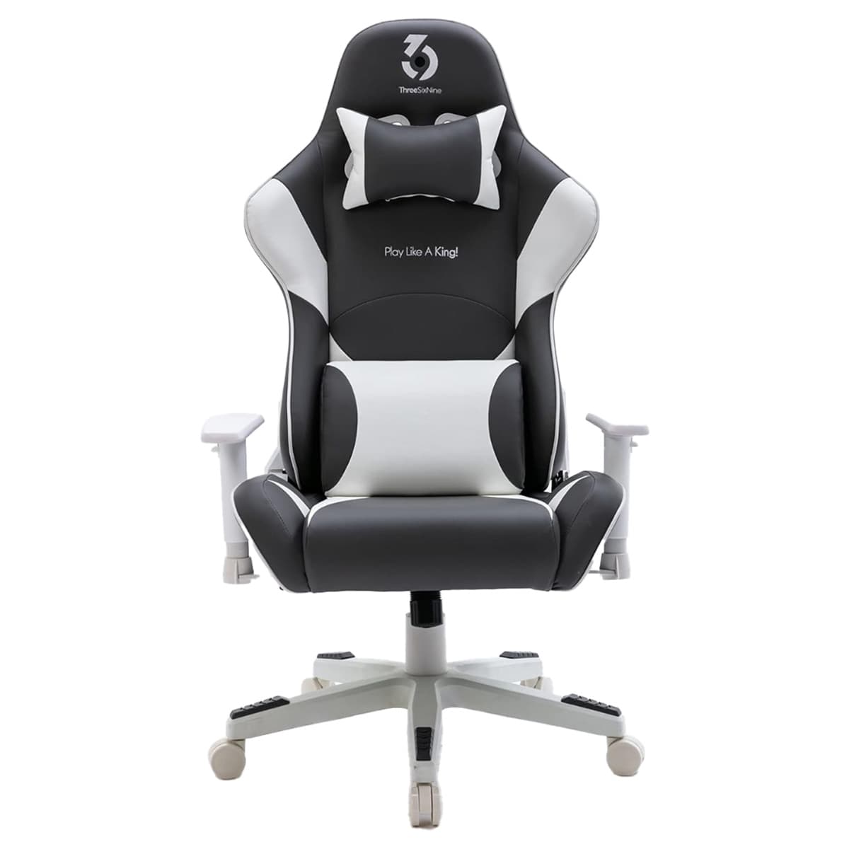 369 White/Grey Adjustable K2 Gaming Chair