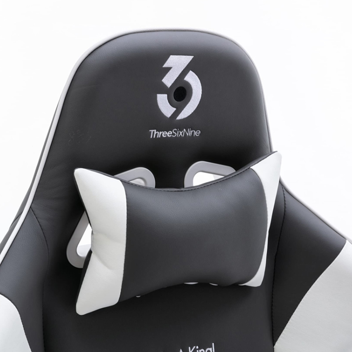 369 كرسي ألعاب قابل للتعديل موديل K2 باللونين الأبيض والرمادي