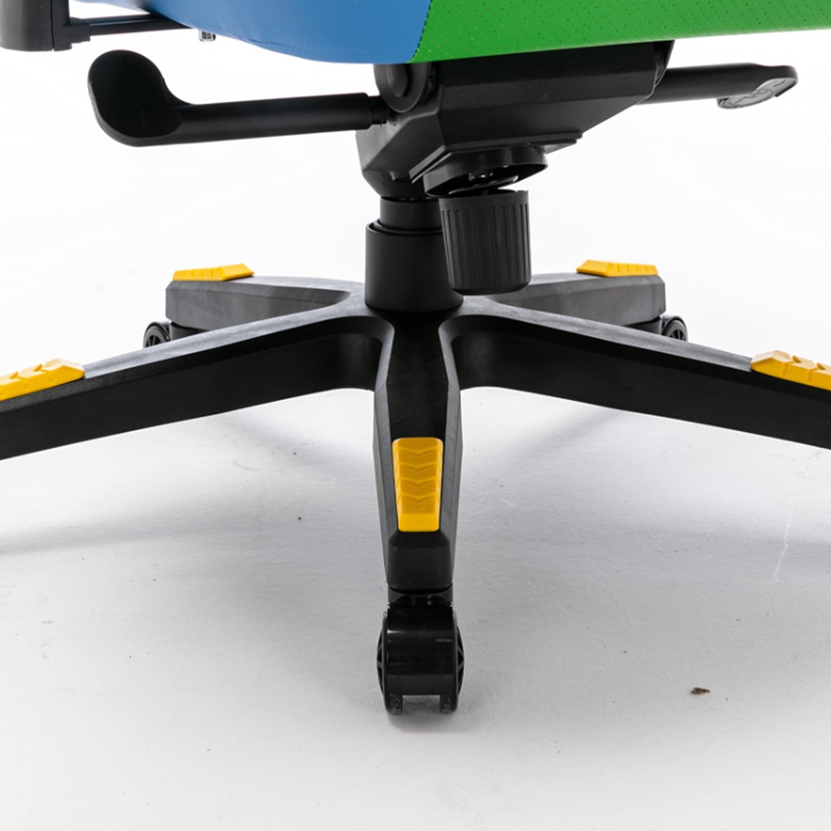 369 Yellow/Blue Adjustable K4 Gaming Chair