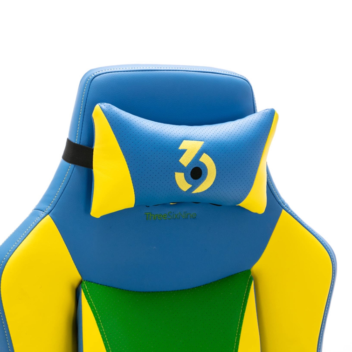 369 Yellow/Blue Adjustable K4 Gaming Chair