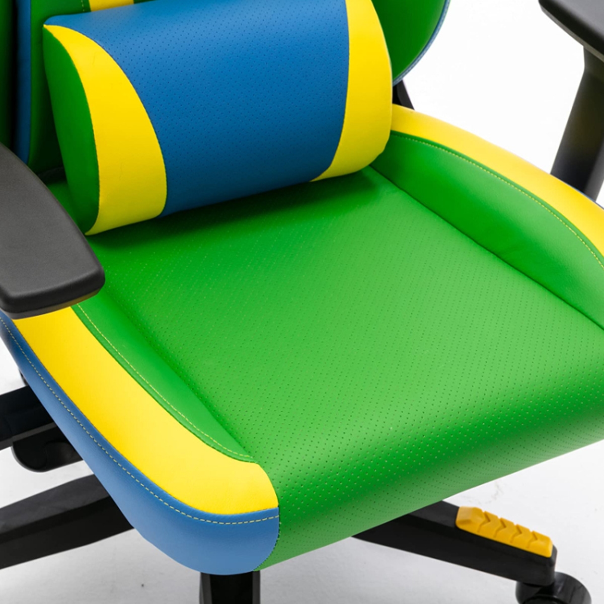 369 Yellow/Blue Adjustable K4 Gaming Chair