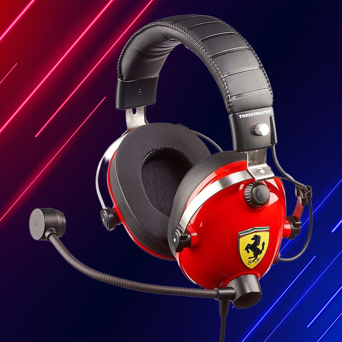 ثرست ماستر تي-رايسنغ إصدار سكوديريا فيراري سماعة ألعاب سلكية
