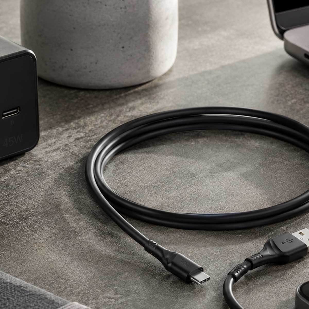 تيكنال كابل شحن سريع USB-A إلى USB-C بطول 1 متر وقدرة 2.4A