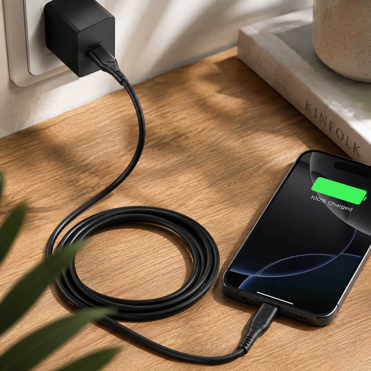 تيكنال كابل شحن سريع USB-A إلى لايتنينج بطول 1 متر