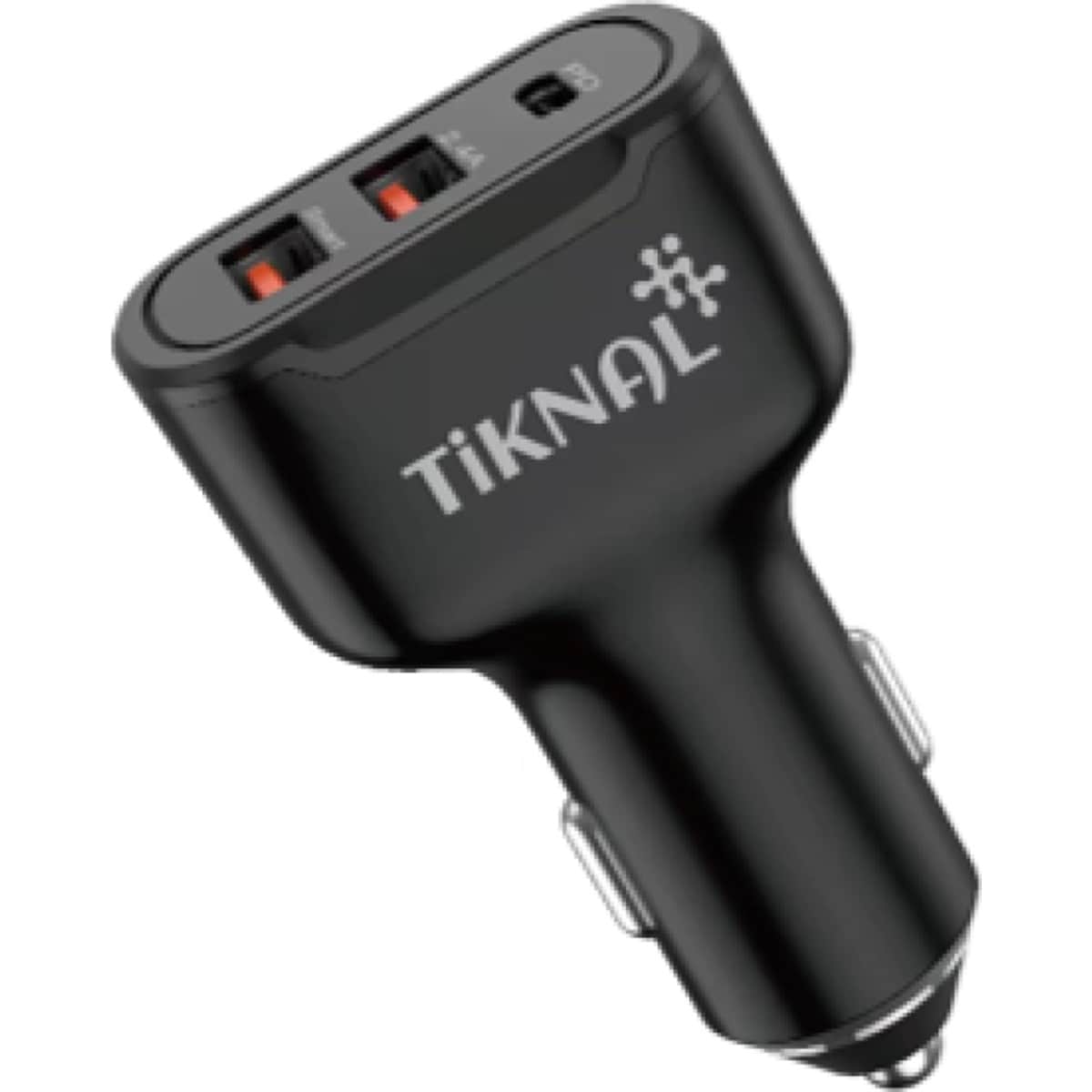 Tiknal 36W 3-Port PD USB-C + Dual USB-A Car Charger