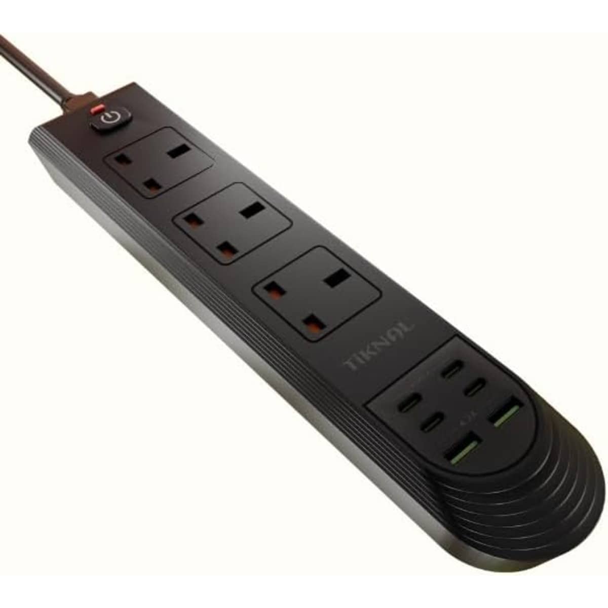 تيكنال مشترك كهربائي بقدرة 3250W مع 3 مقابس و4 منافذ USB