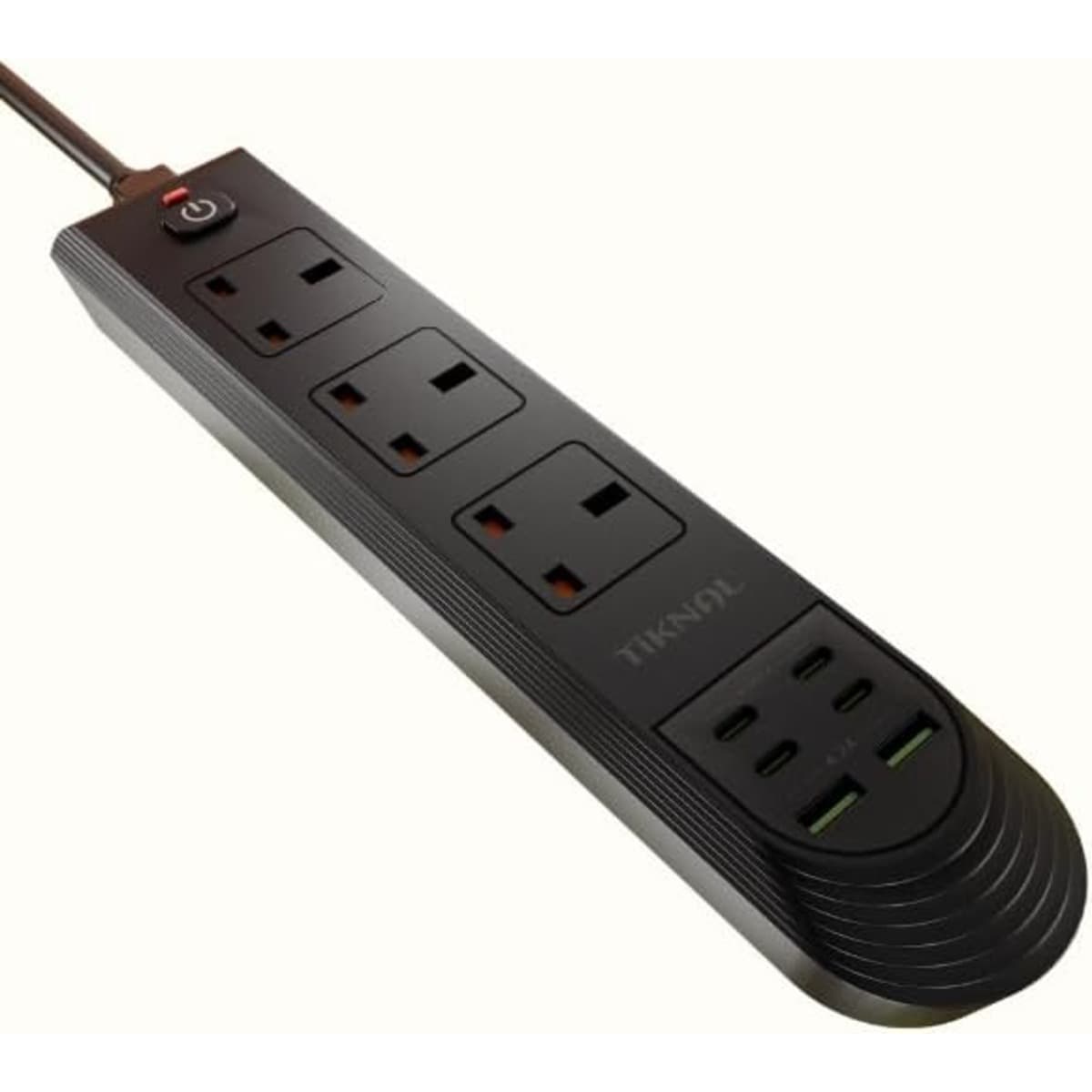 تيكنال مشترك كهربائي بقدرة 3250W مع 3 مقابس و4 منافذ USB