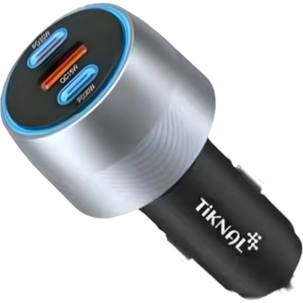 Tiknal 65W 3-Port PD35W + PD30W + QC18W Car Charger