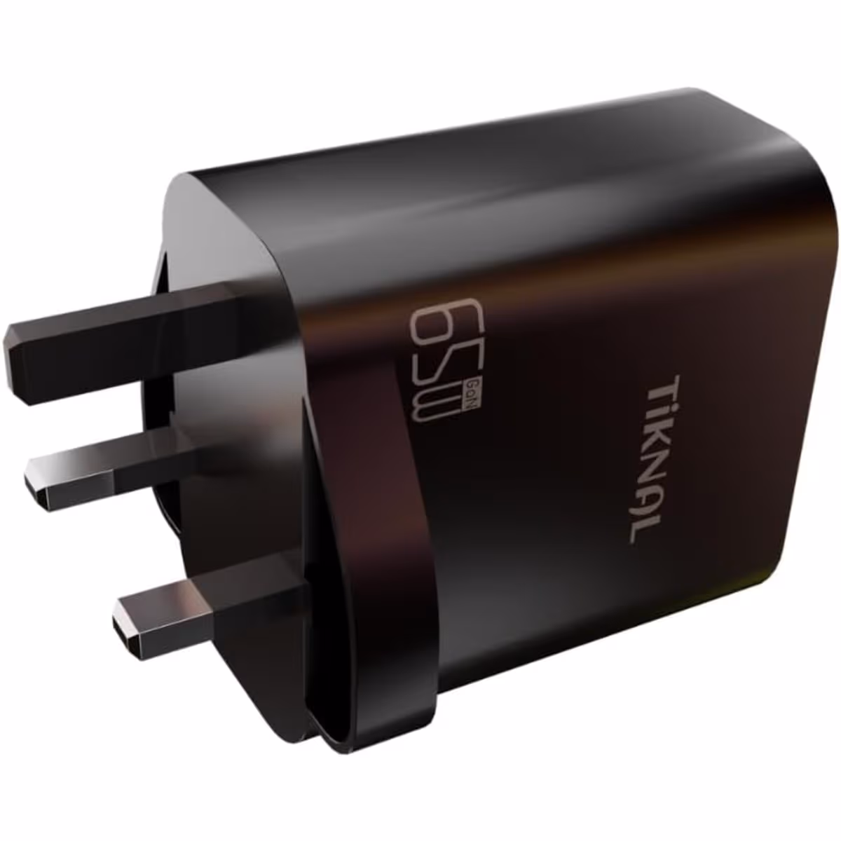 تيكنال شاحن حائط GaN موديل TK-H102 بقدرة 65W و3 منافذ، منفذا USB-C ومنفذ USB-A