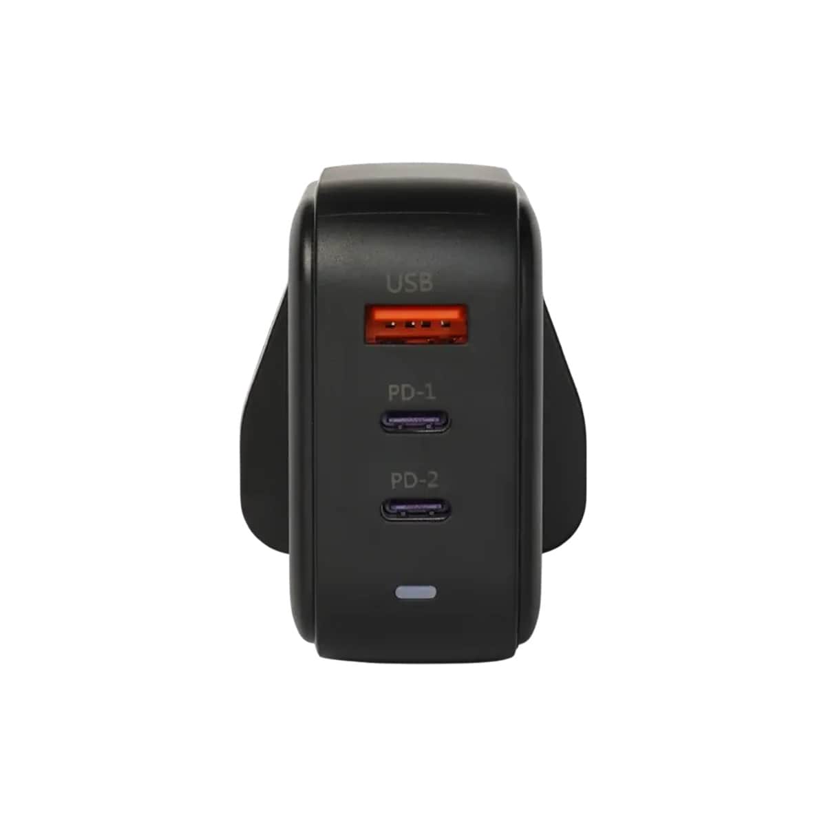 Tiknal 65W TK-H130 3-Port Dual USB-C + USB-A GaN Wall Charger
