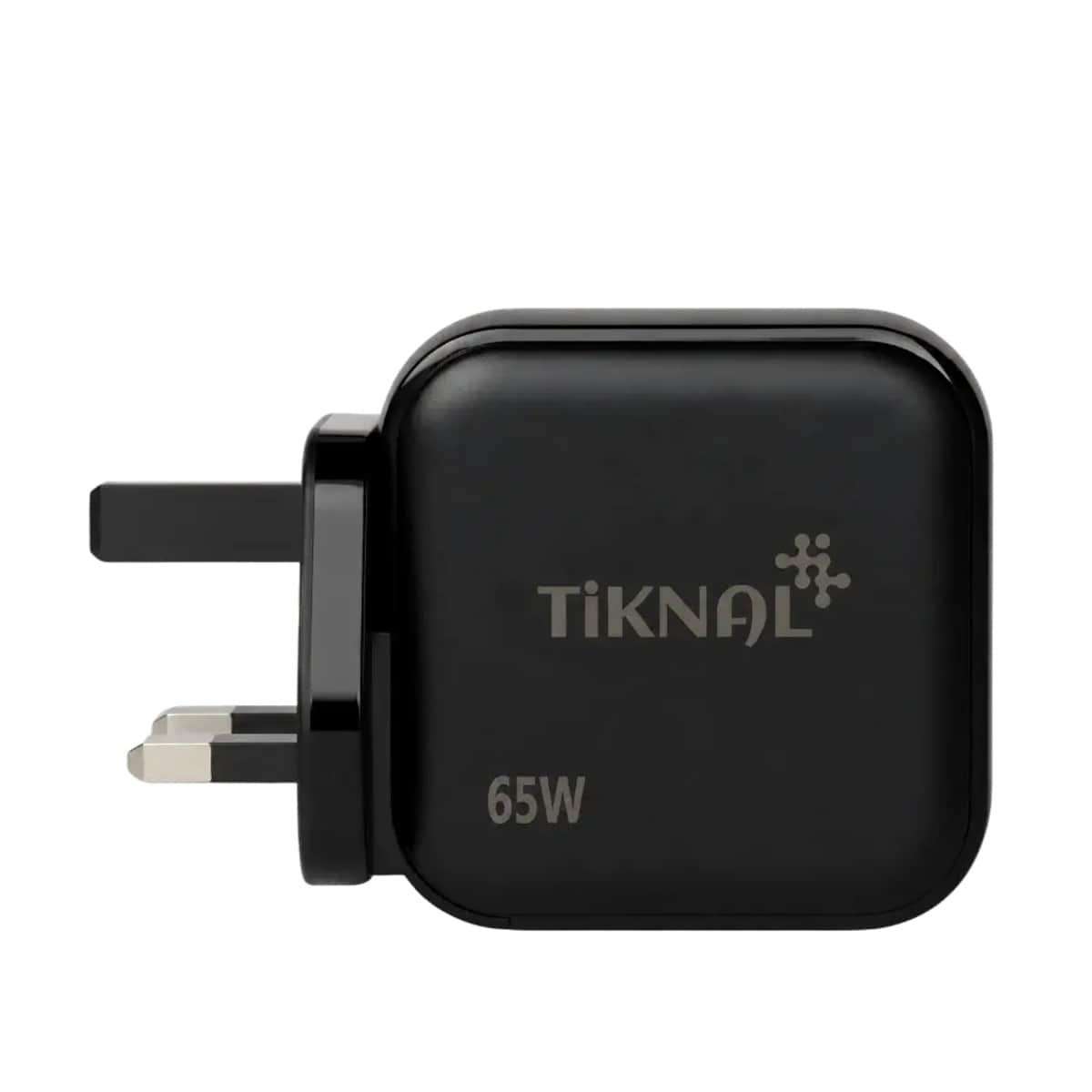 Tiknal 65W TK-H130 3-Port Dual USB-C + USB-A GaN Wall Charger