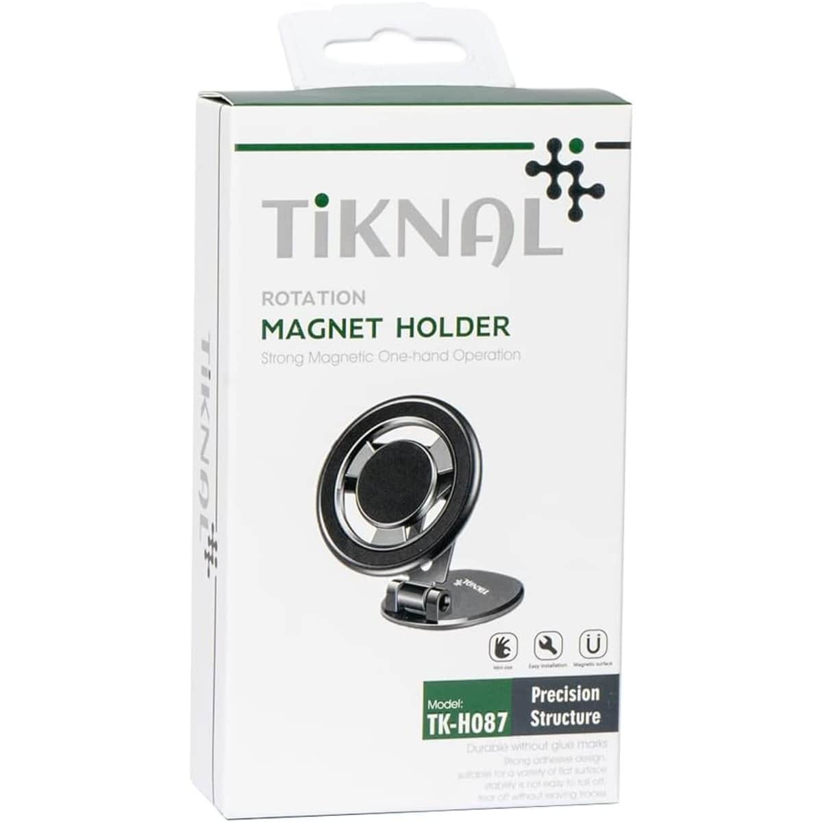Tiknal Black 360° Foldable MagSafe Car Phone Mount