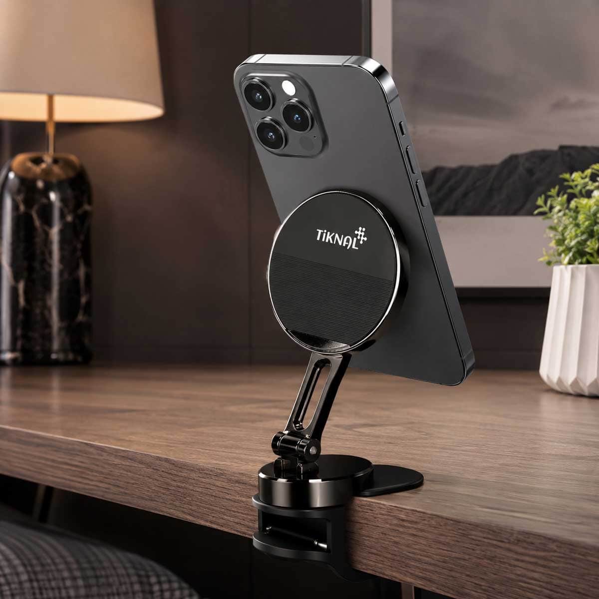 Tiknal Black 360° Magnetic Car Dashboard Mount