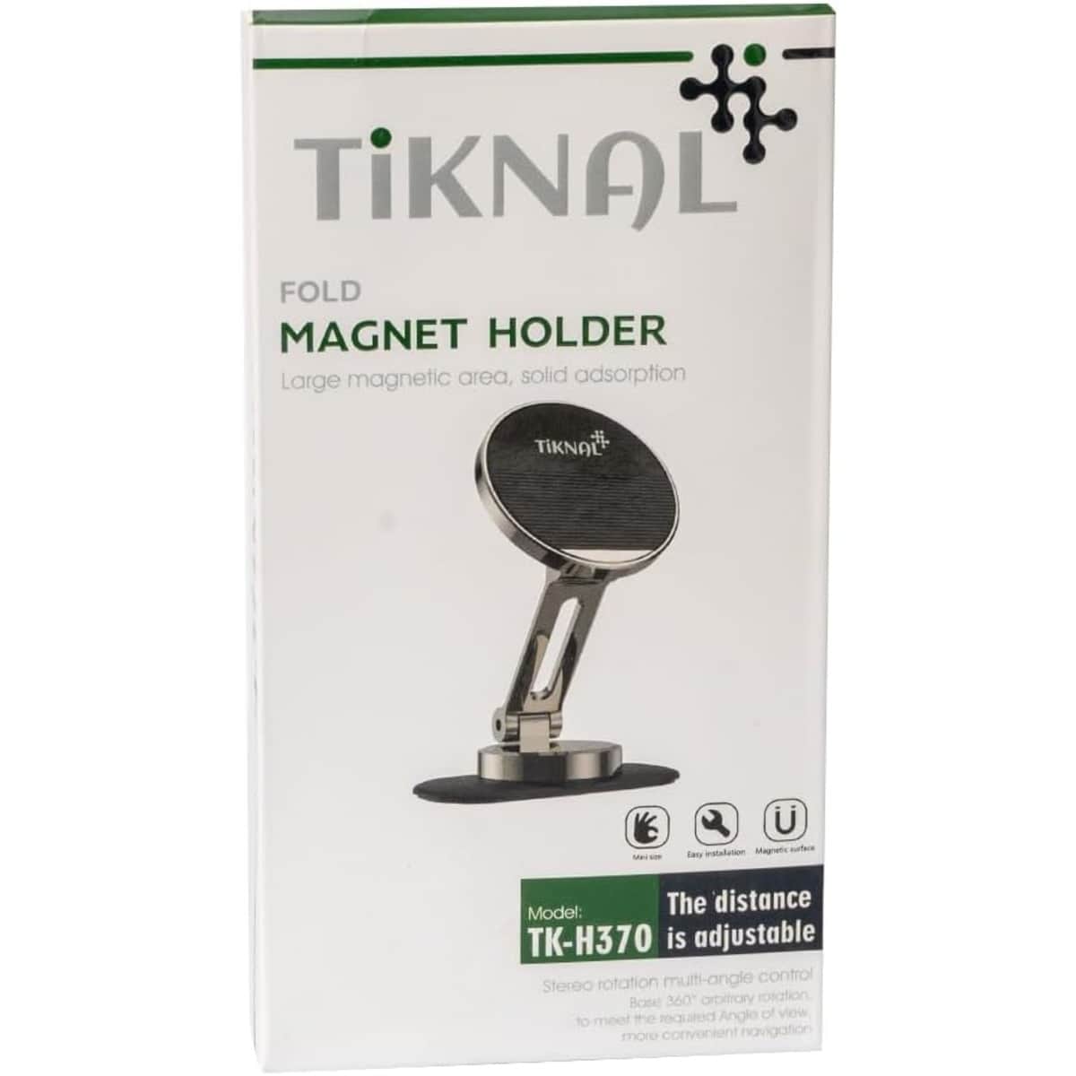 Tiknal Black 360° Magnetic Car Dashboard Mount