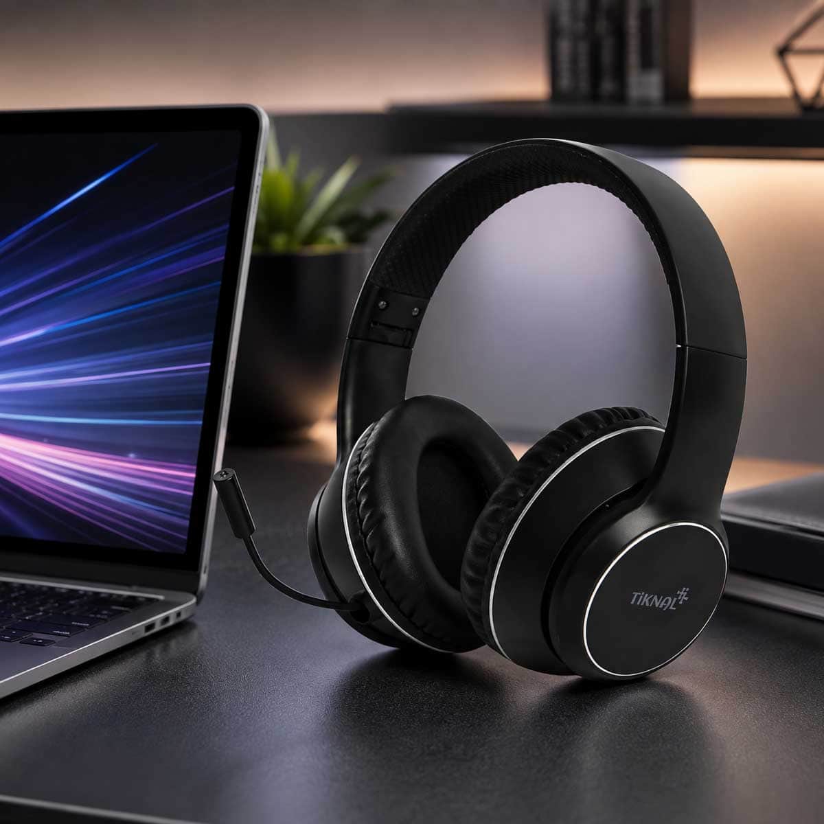 Tiknal Bluetooth Over Ear Wireless Gaming Headset