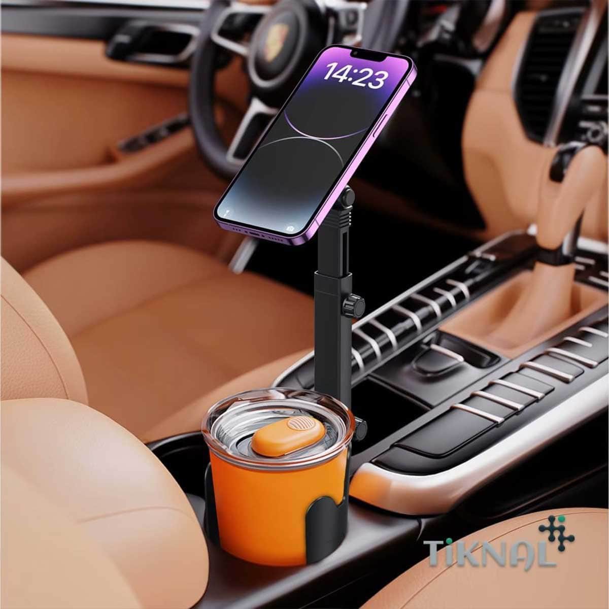 Tiknal TK-H108 Magnetic Car Cup Holder Phone Mount