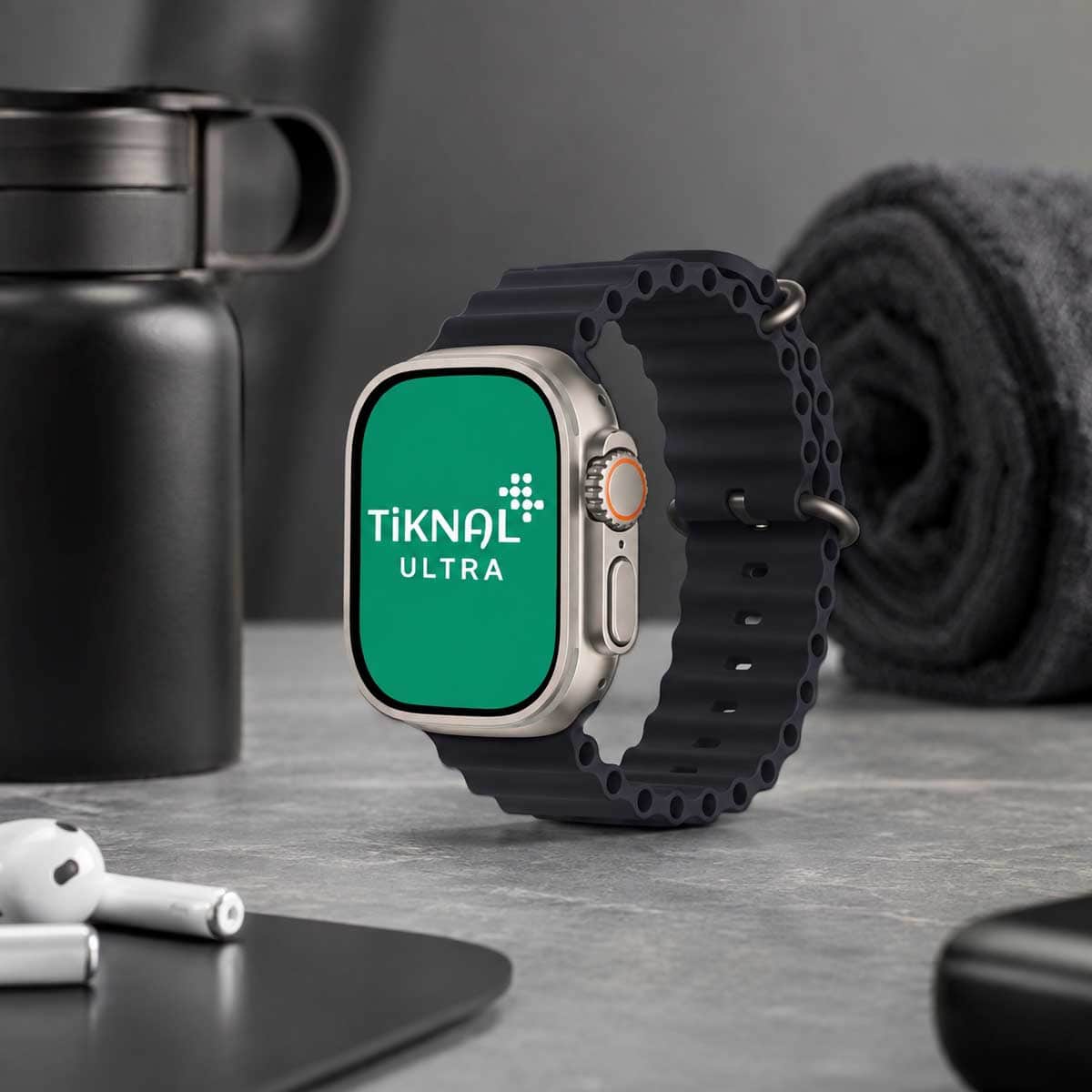 Tiknal Ultra Titanium Bluetooth Smartwatch