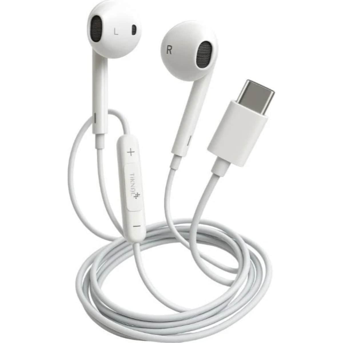 تيكنال سماعات أذن سلكية USB-C