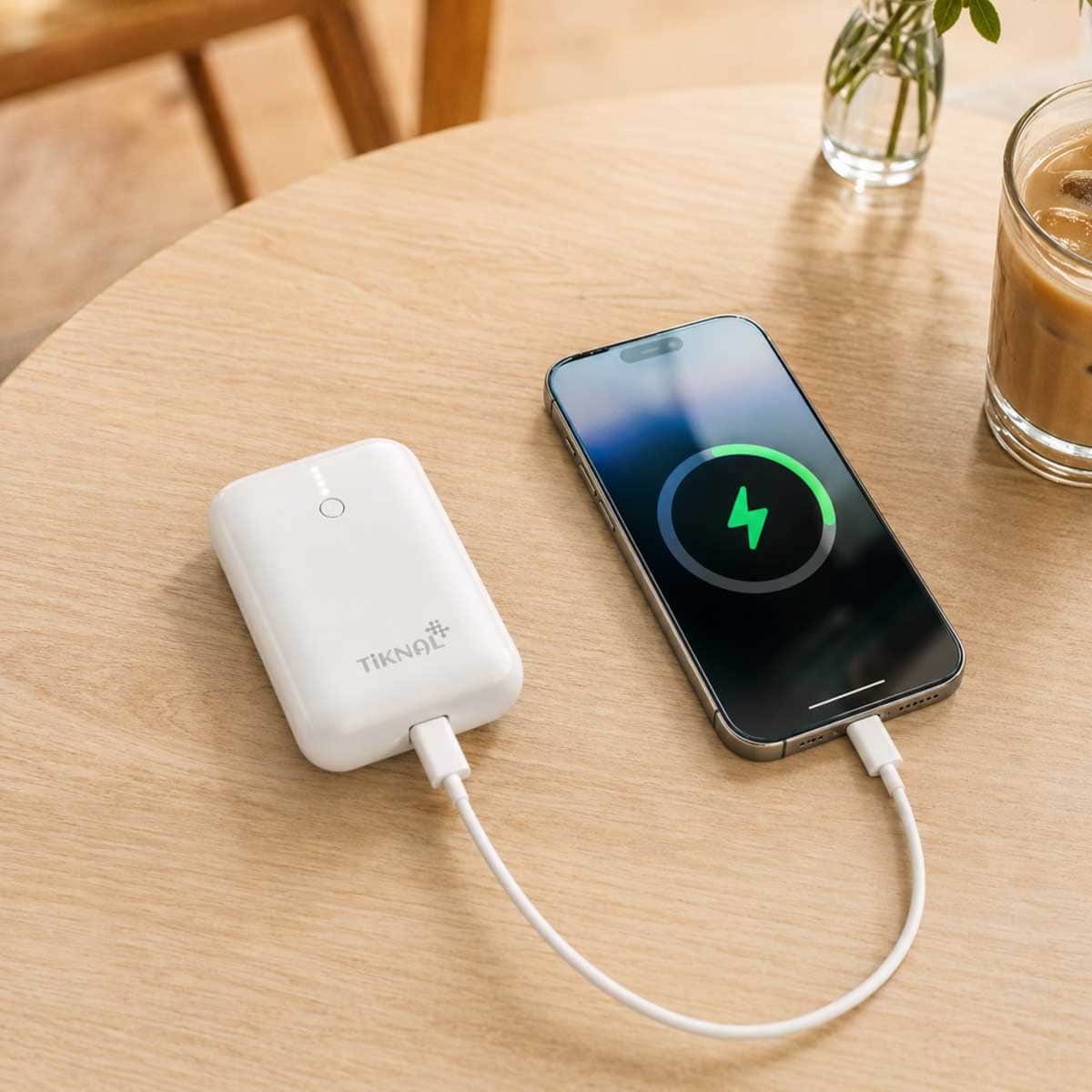 Tiknal 10000mAh 22.5W USB-C + USB-A Power Bank