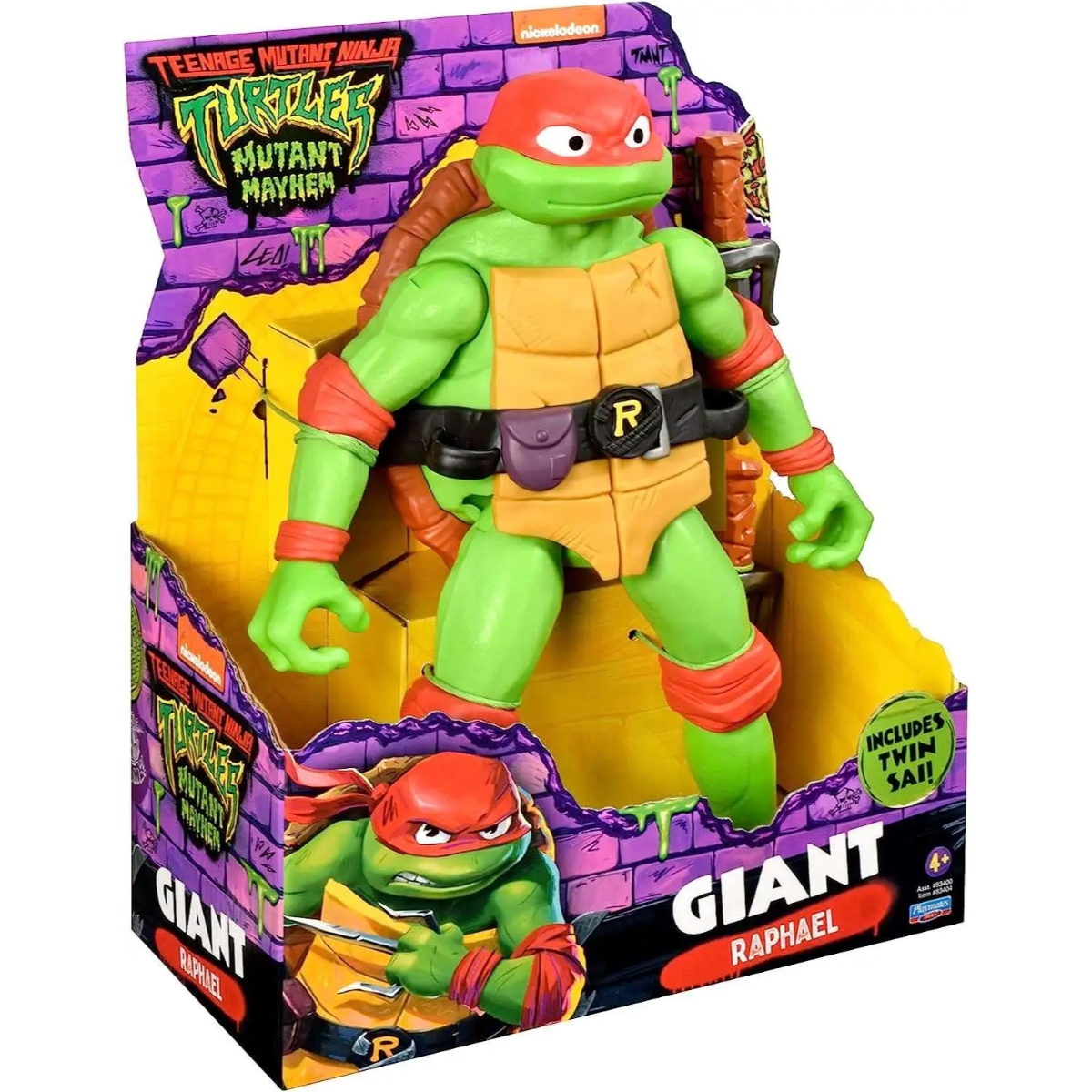 TMNT Giant Raphael Action Figure Unisex, 5-7 Years