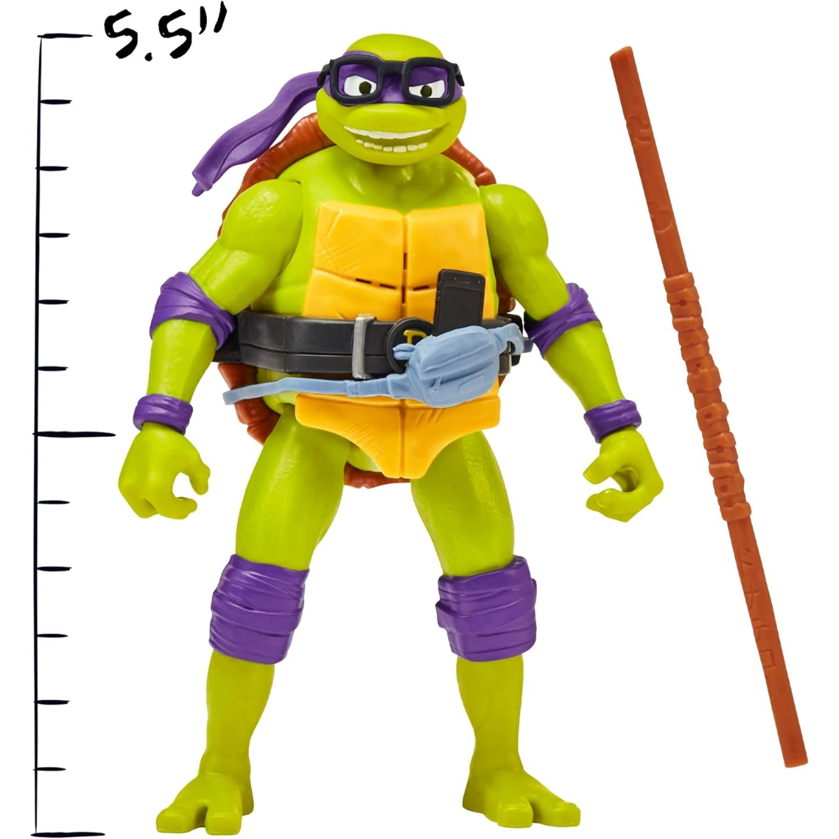 TMNT Ninja Shouts Donatello Action Figure Unisex, 5-7 Years