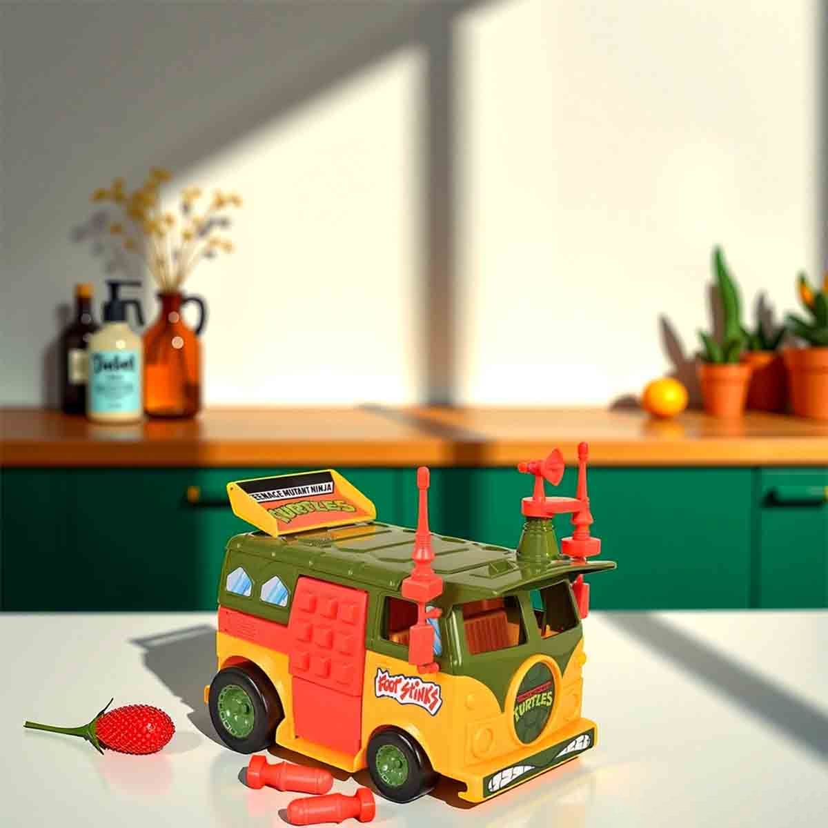 TMNT Ninja Turtles Original Party Wagon Playset Unisex, 5-7 Years