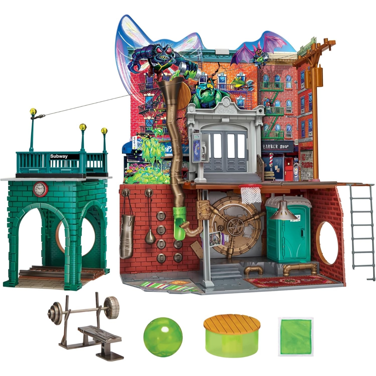 TMNT Sewer Lair Playset Unisex, 5-7 Years