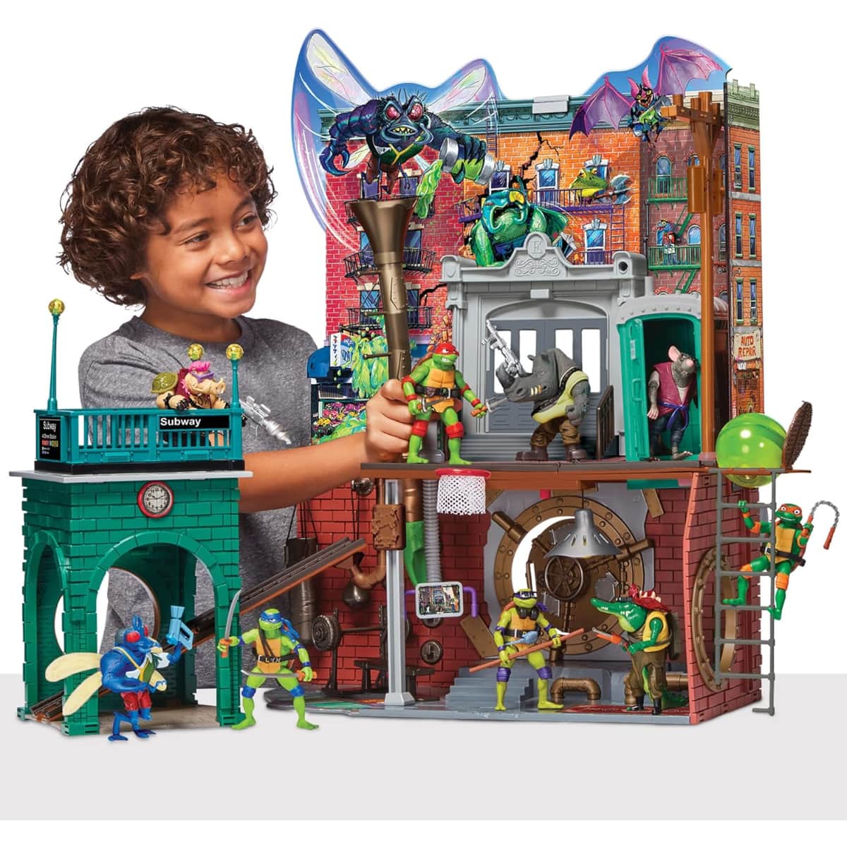 TMNT Sewer Lair Playset Unisex, 5-7 Years