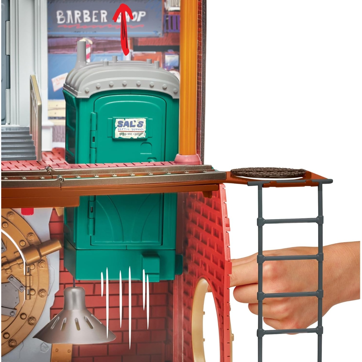 TMNT Sewer Lair Playset Unisex, 5-7 Years