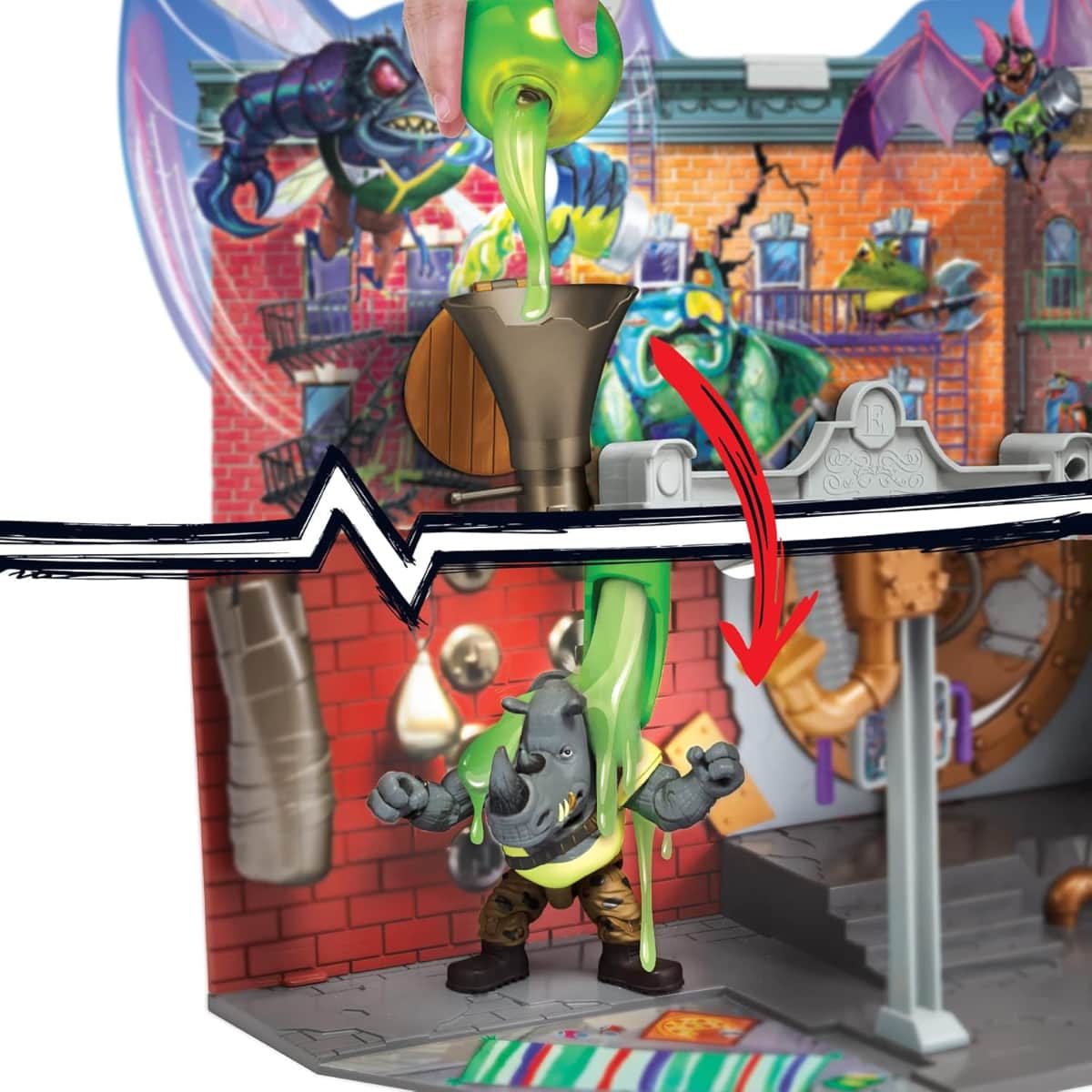 TMNT Sewer Lair Playset Unisex, 5-7 Years