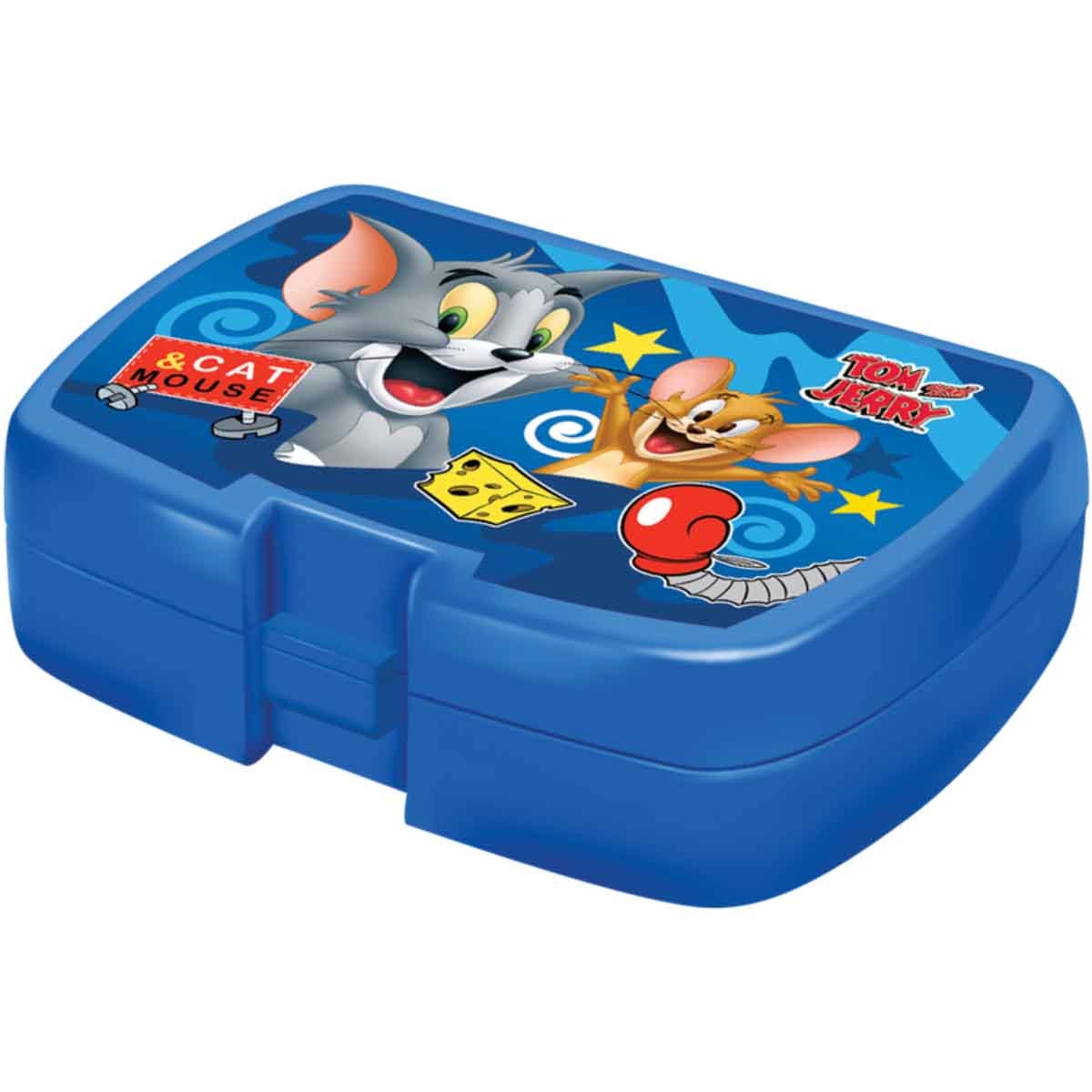 توم وجيري مجموعة حقيبة ترولي وظهر مقاس 14 انش مع صندوق غداء وزجاجة ماء