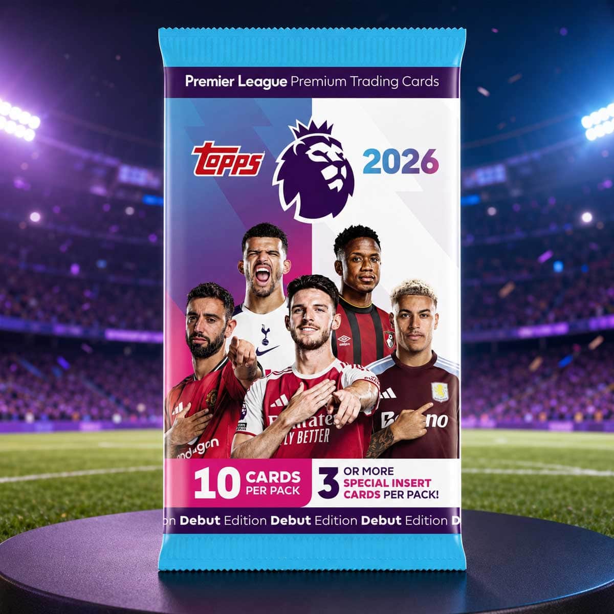 Topps Match Attax & Premier League 2025/26 Single Pack Trading Card Game Bundle